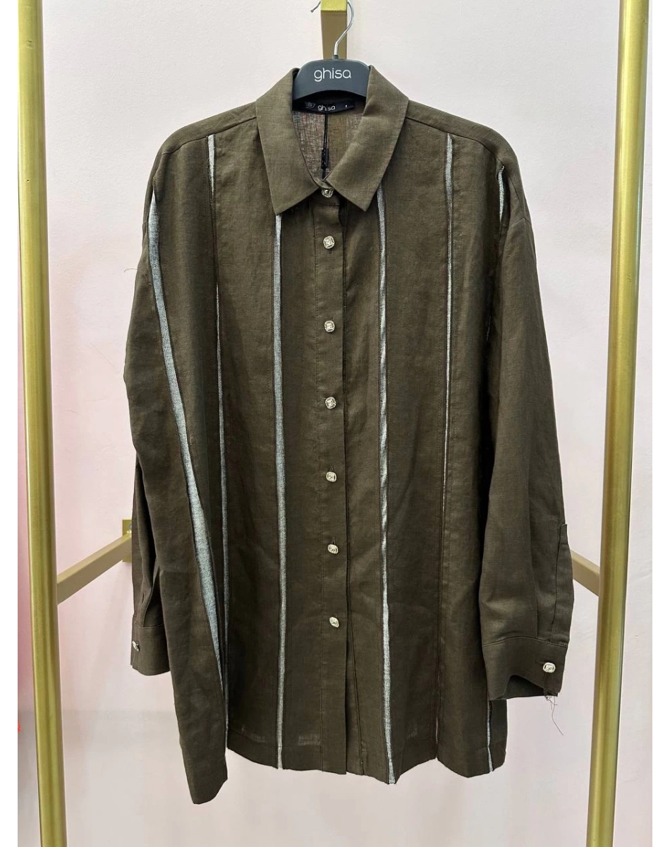 Ghisa 25YGSTKM4038 Kahve Keten İkili Takım