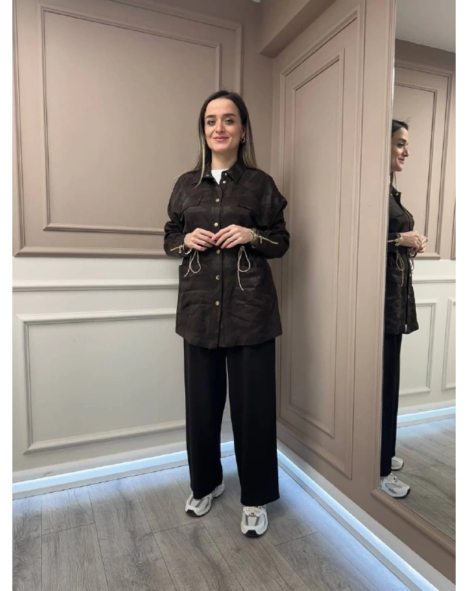 Ghisa 25YGSTKM4082 Kahve İkili Takım