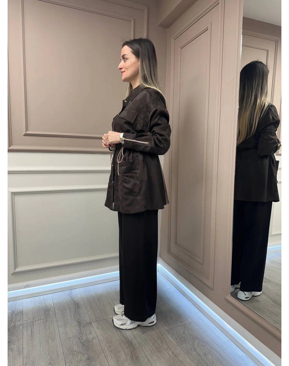 Ghisa 25YGSTKM4082 Kahve İkili Takım