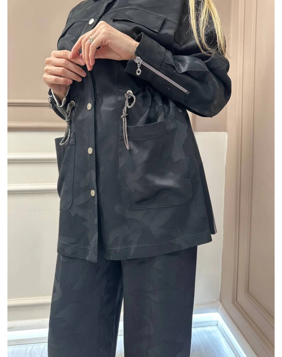 Ghisa 25YGSTKM4082 Siyah İkili Takım