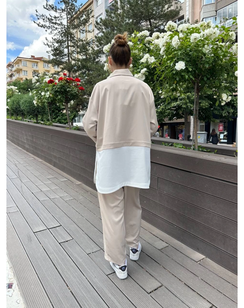 Ghisa 25YGSTKM4744 Bej İkili Takım