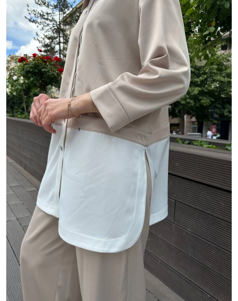 Ghisa 25YGSTKM4744 Bej İkili Takım