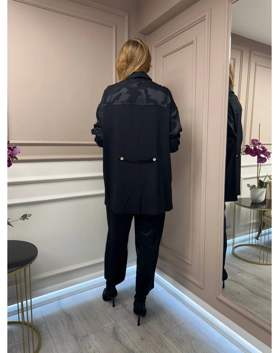 Ghisa 25YGSTKM4817 Siyah İkili Takım