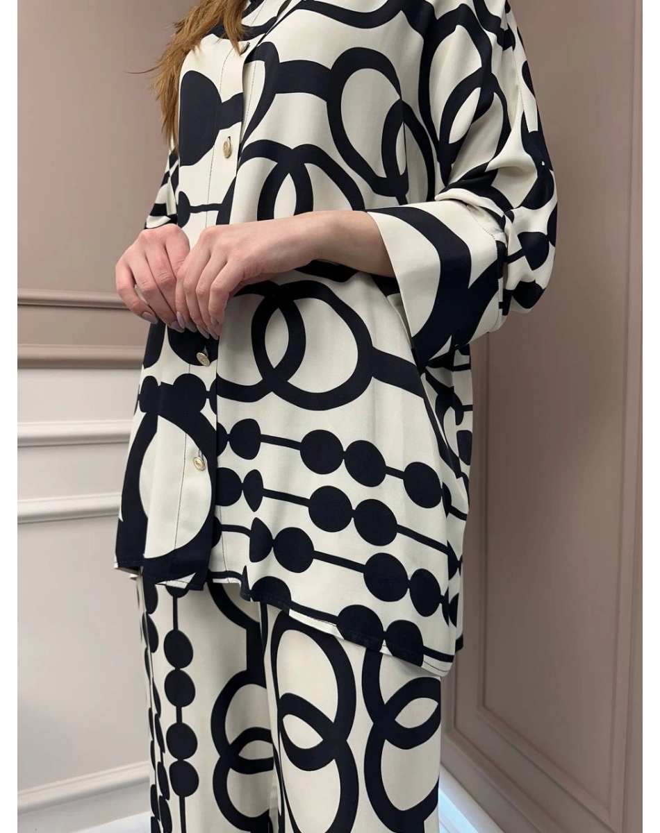 Ghisa 25YGSTKM4824 Ekru İkili Takım