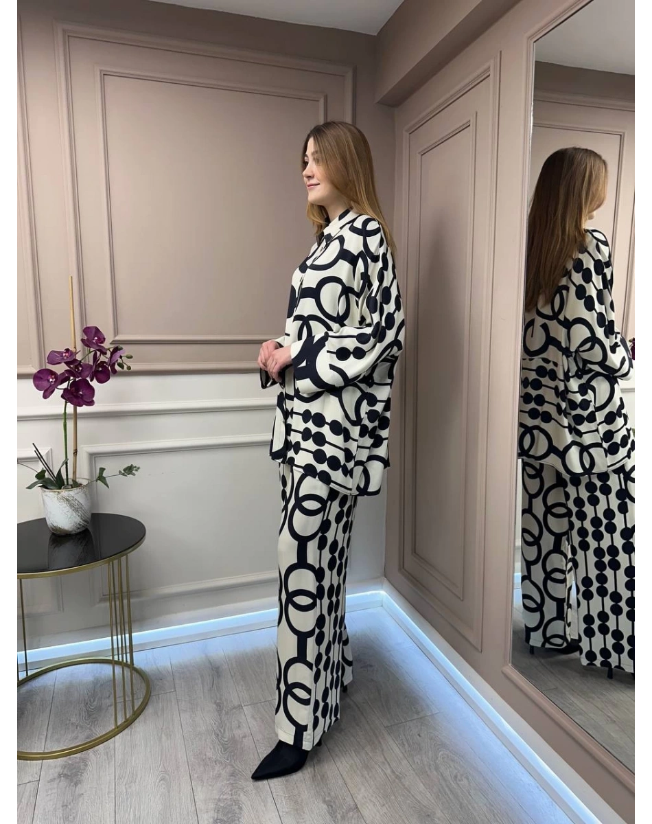 Ghisa 25YGSTKM4824 Ekru İkili Takım