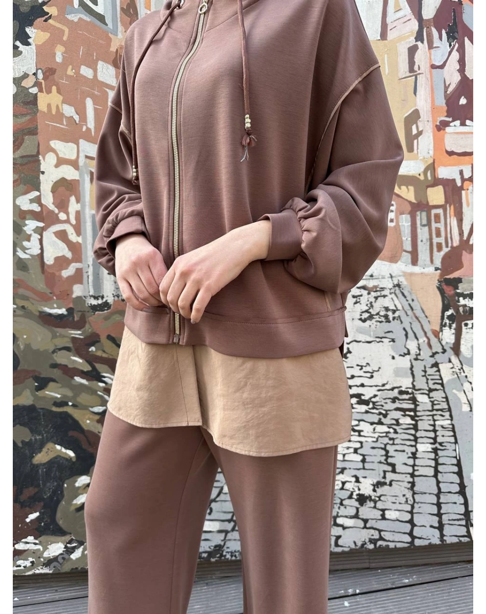 Ghisa 25YGSTKM4837 Kahve İkili Takım