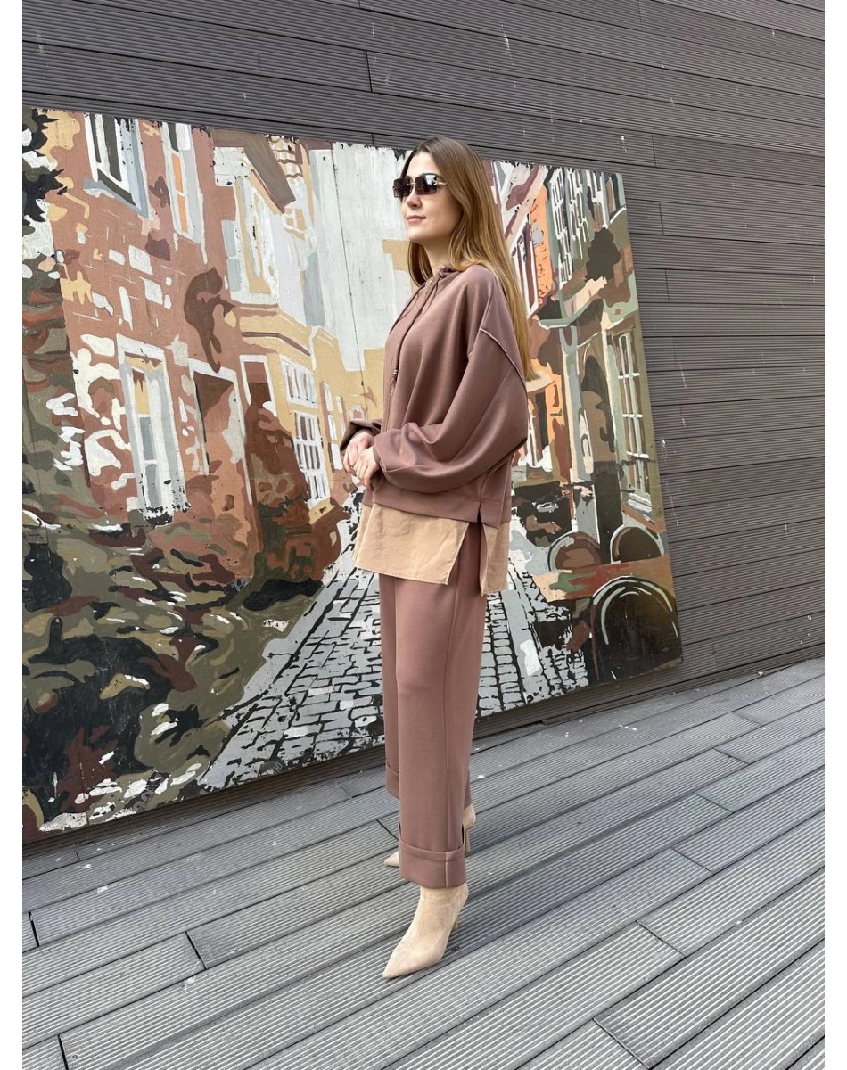 Ghisa 25YGSTKM4837 Kahve İkili Takım