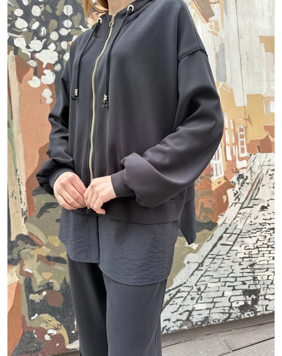 Ghisa 25YGSTKM4837 Siyah İkili Takım