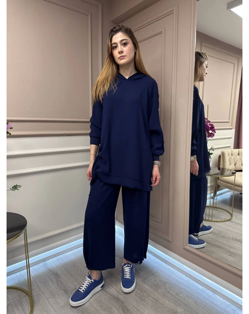 Ghisa 25YGSTKM4852 Lacivert İkili Takım