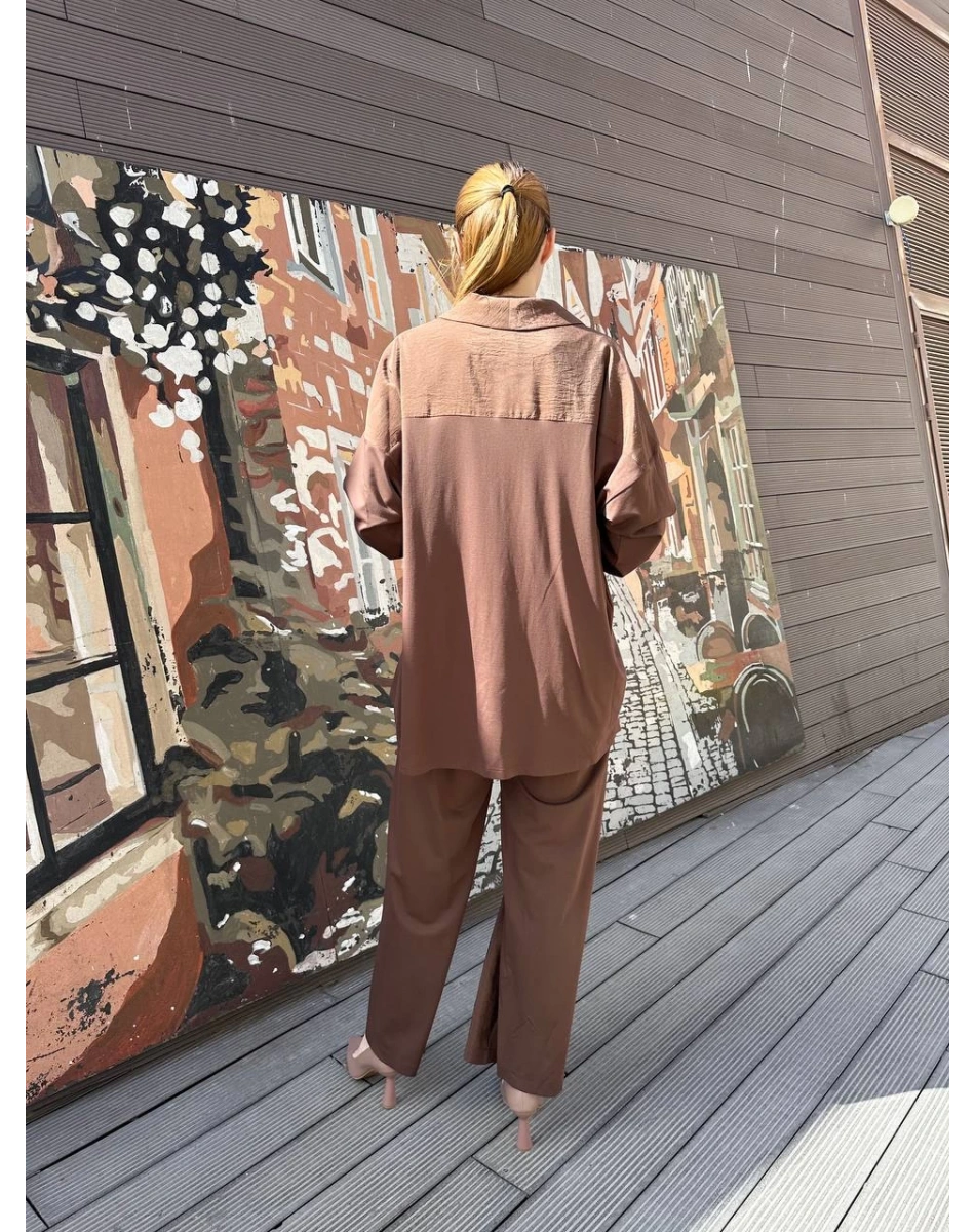 Ghisa 25YGSTKM4867 Kahve İkili Takım