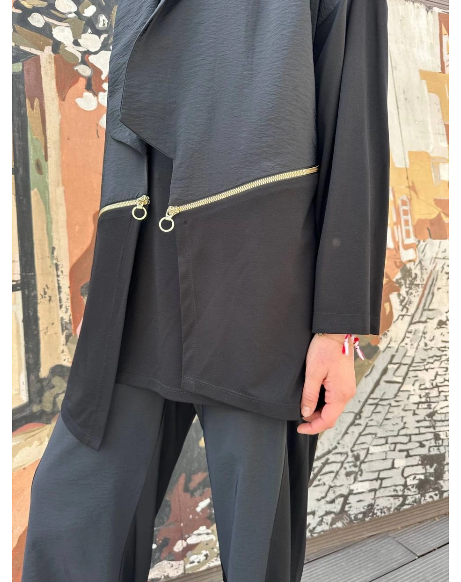 Ghisa 25YGSTKM4867 Siyah İkili Takım