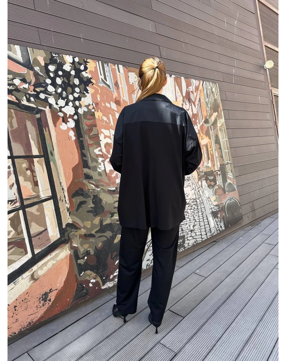 Ghisa 25YGSTKM4867 Siyah İkili Takım