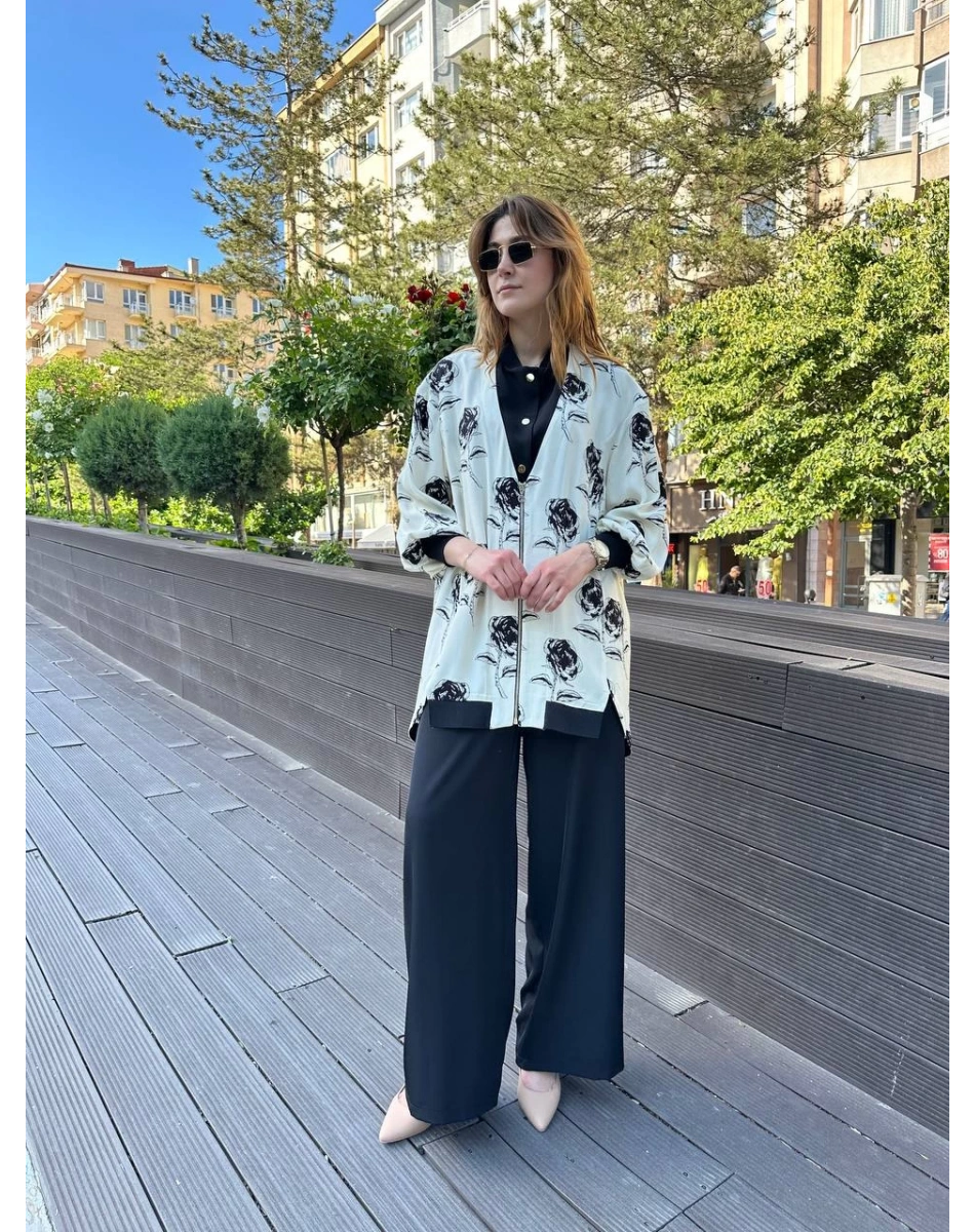 Ghisa 25YGSTKM4873 Ekru İkili Takım