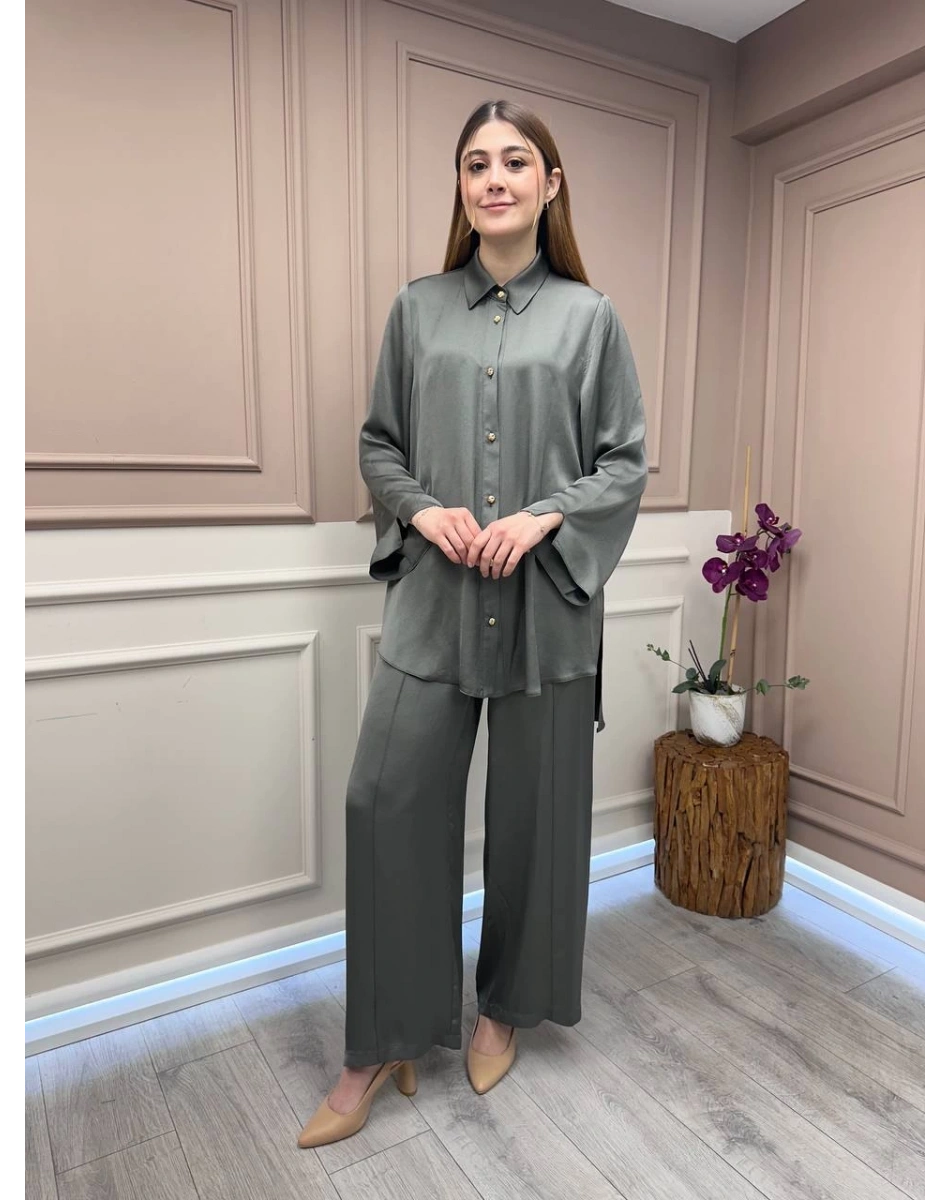 Ghisa 25YGSTKM4885 Haki İkili Takım