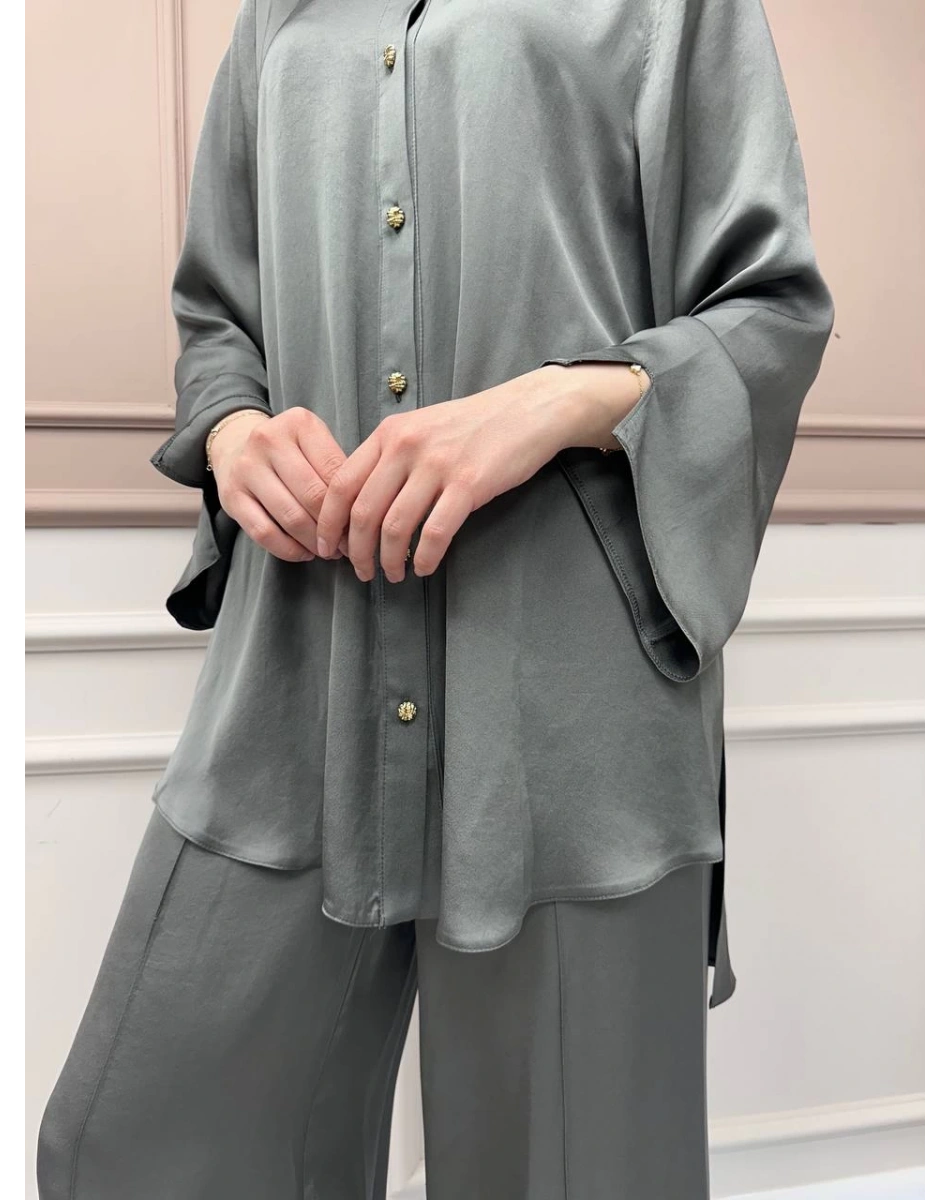 Ghisa 25YGSTKM4885 Haki İkili Takım