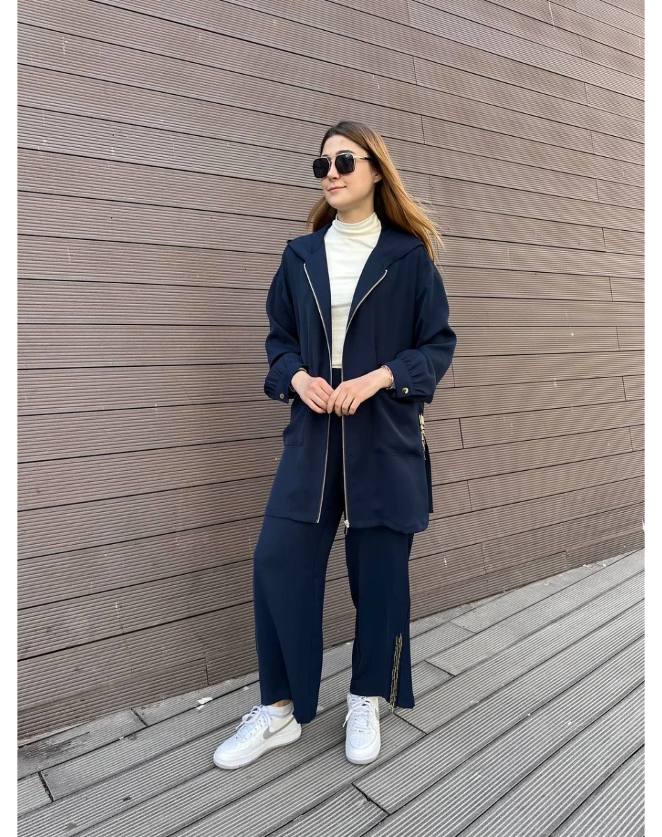 Ghisa 25YGSTKM4886 Lacivert İkili Takım