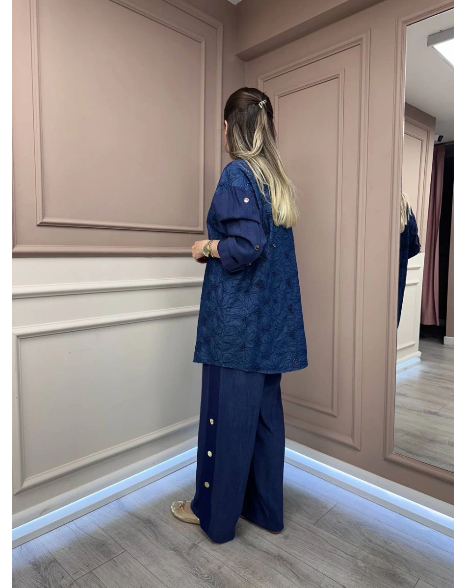 Ghisa 25YGSTKM4928 Lacivert İkili Takım