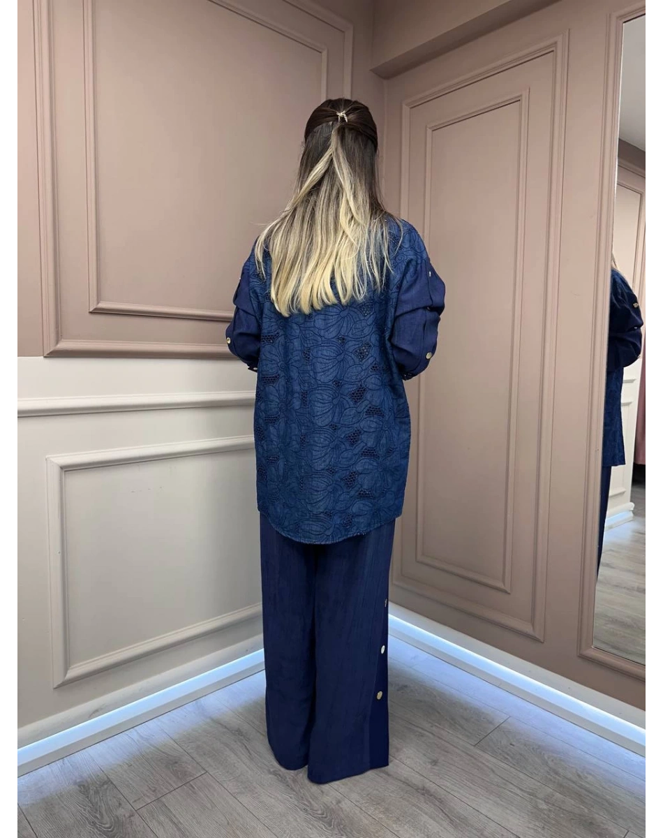 Ghisa 25YGSTKM4928 Lacivert İkili Takım