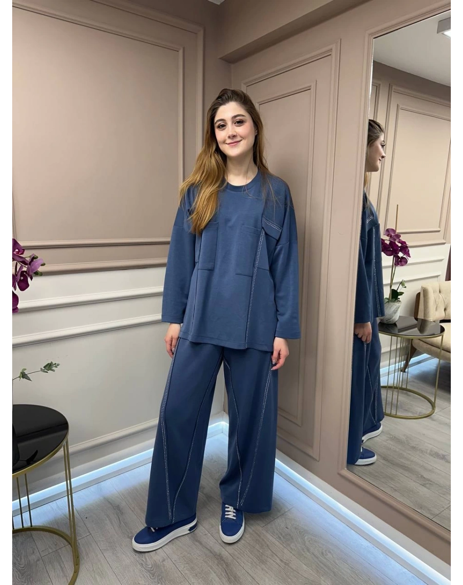 Ghisa 25YGSTKM4938 İndigo İkili Takım