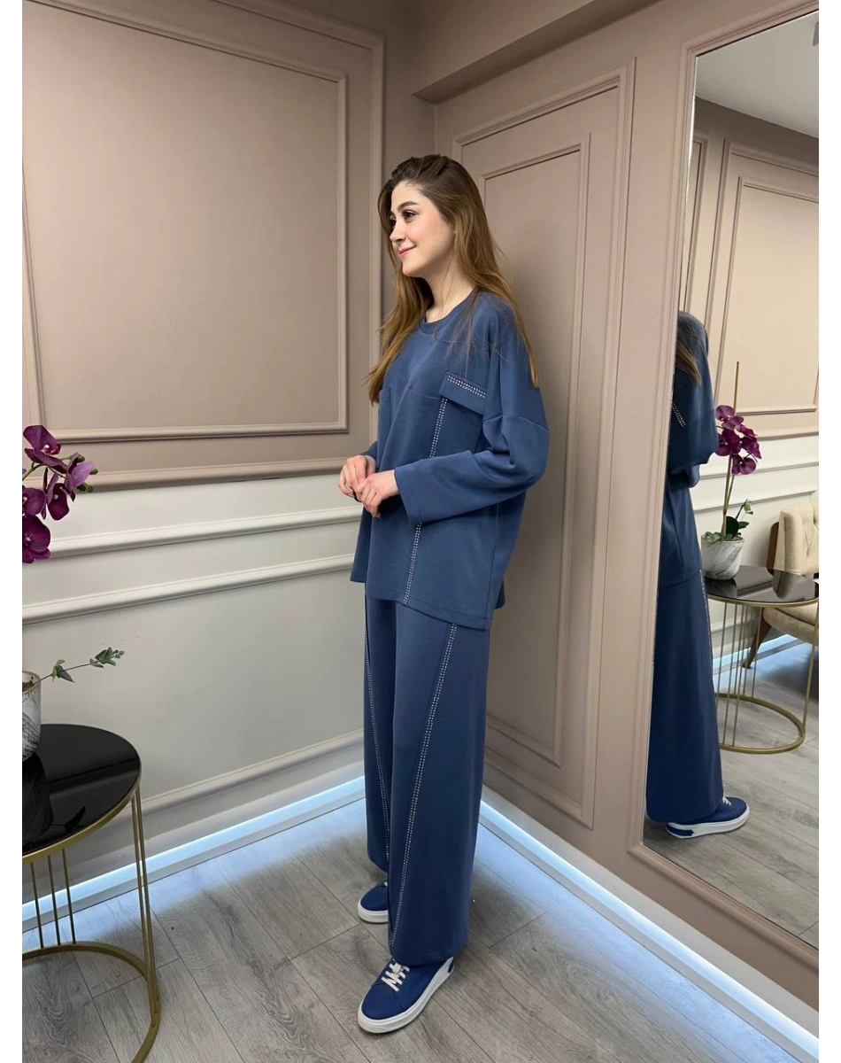 Ghisa 25YGSTKM4938 İndigo İkili Takım