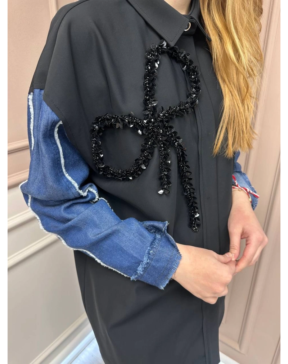 Ghisa 25YGSTKM4943 Siyah İkili Takım