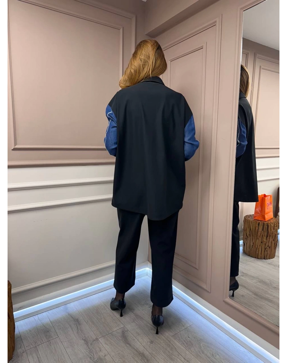 Ghisa 25YGSTKM4943 Siyah İkili Takım