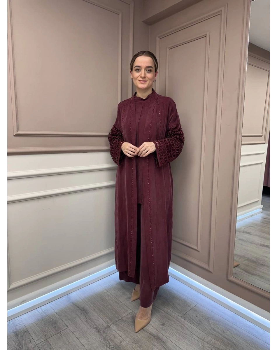 Ghisa 25YGSTKM7329 Bordo Üçlü Takım