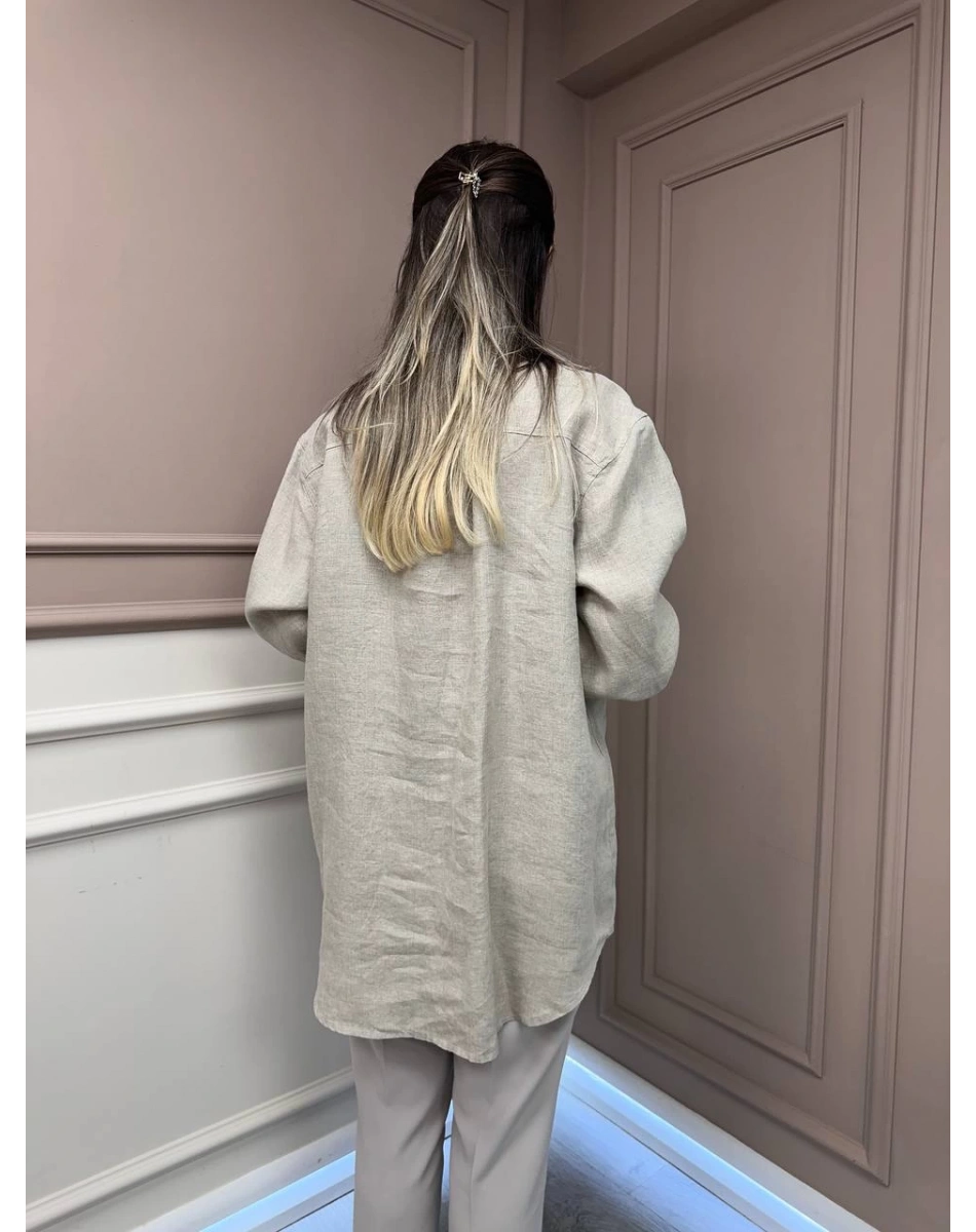 Ghisa 25YGSTNK4036 Taş Nakış Detaylı Tunik