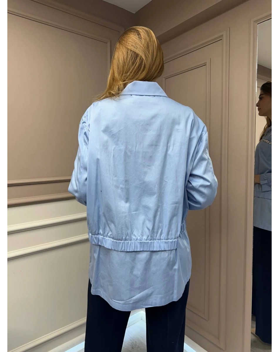 Ghisa 25YGSTNK4864 Mavi Taşlı Tunik