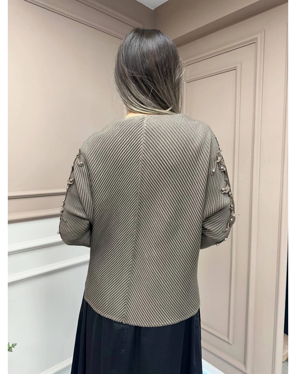 Ghisa 25YGSTNK4899 Vizon Kol Detaylı Tunik