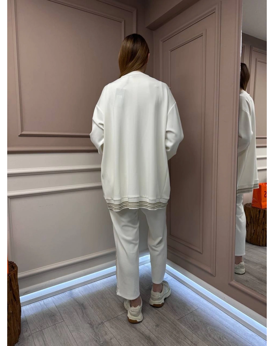 Ghisa 25YGTKM4810 Ekru İkili Takım