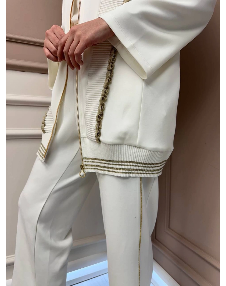 Ghisa 25YGTKM4810 Ekru İkili Takım