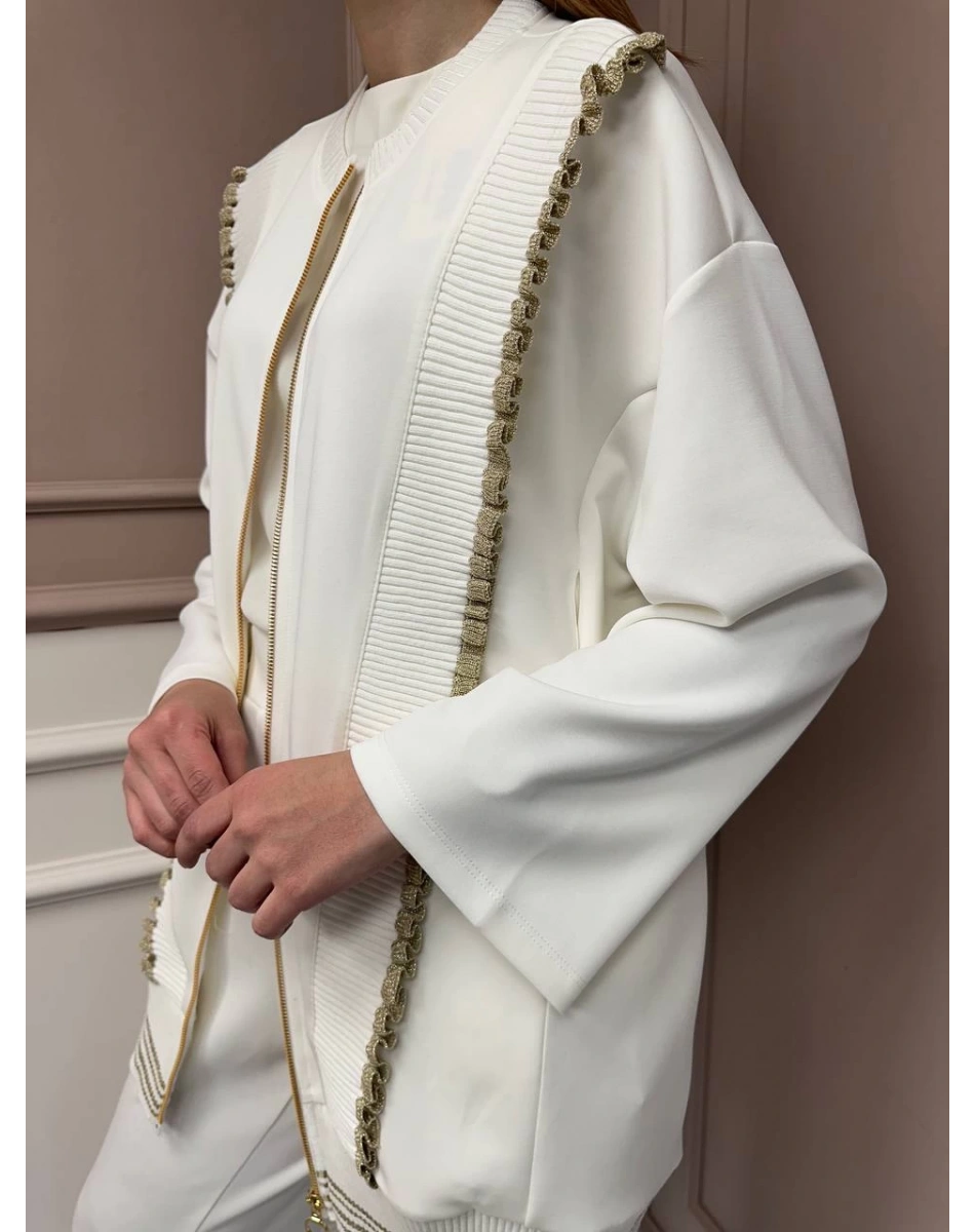 Ghisa 25YGTKM4810 Ekru İkili Takım