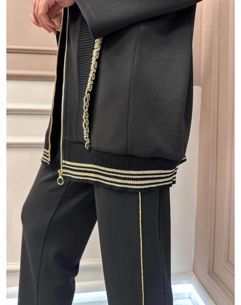 Ghisa 25YGTKM4810 Siyah İkili Takım