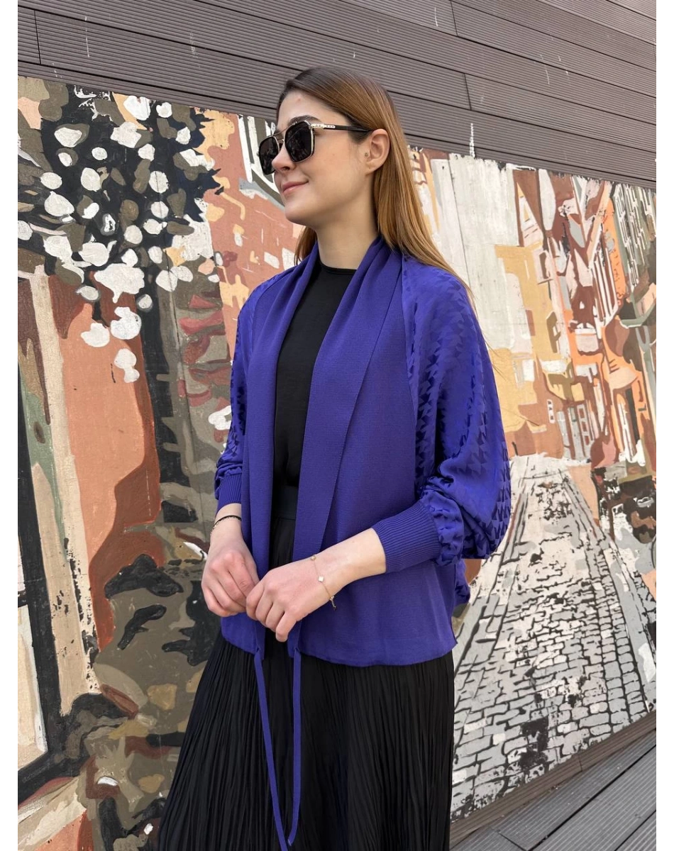 Ghisa 25YÖRHRK3157 Mor Hırka