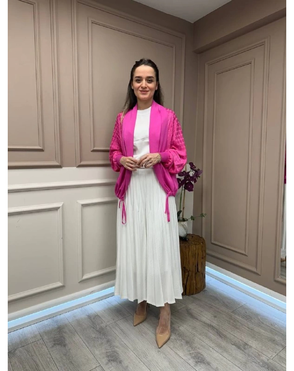 Ghisa 25YÖRHRK3157 Pembe Hırka