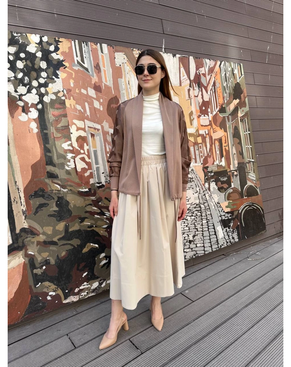 Ghisa 25YÖRHRK3157 Vizon Hırka