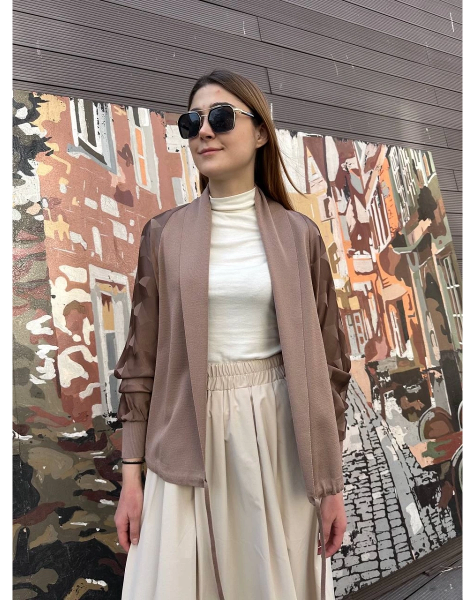 Ghisa 25YÖRHRK3157 Vizon Hırka