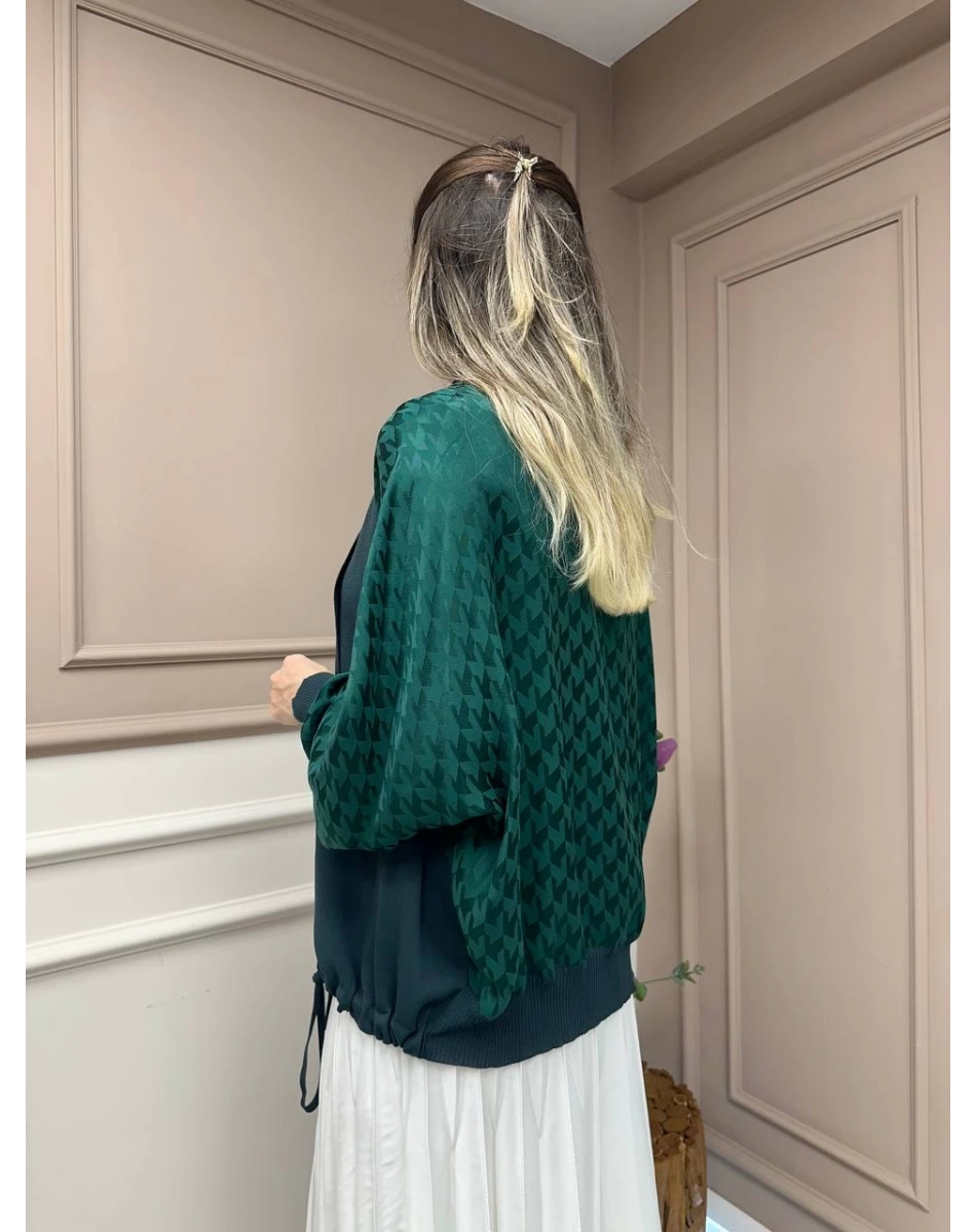 Ghisa 25YÖRHRK3157 Zümrüt Hırka