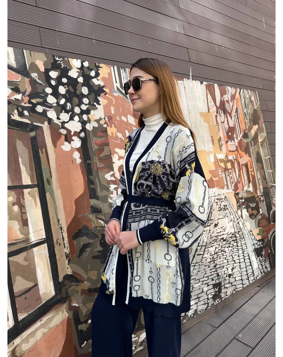 Ghisa 25YÖRHRK3163 Lacivert Hırka