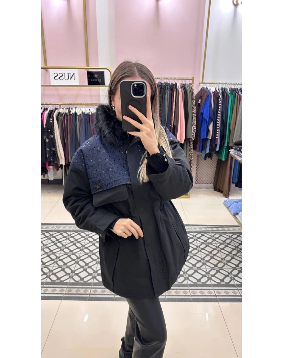 Ghisa 26KGSKBN6542 Siyah Lacivert Kaban