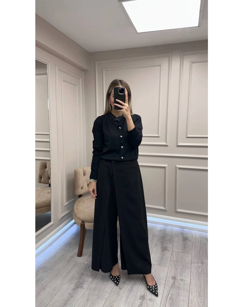 Ghisa 26KGSPNT8962 Siyah Pantolon