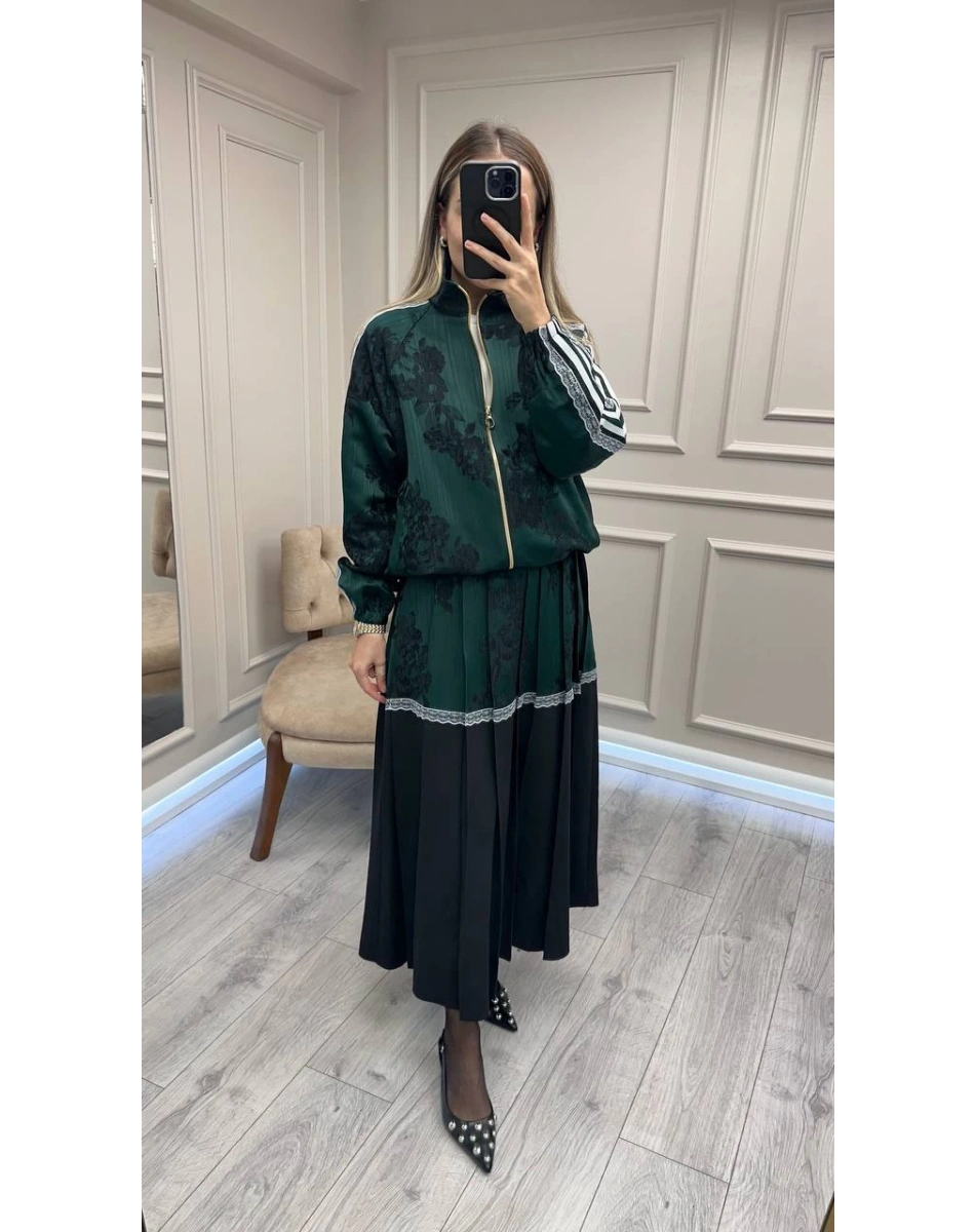 Ghisa 26KGSTKM3248 Yeşil Etekli Takım