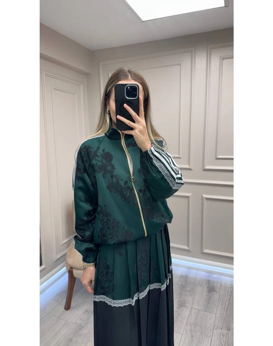 Ghisa 26KGSTKM3248 Yeşil Etekli Takım