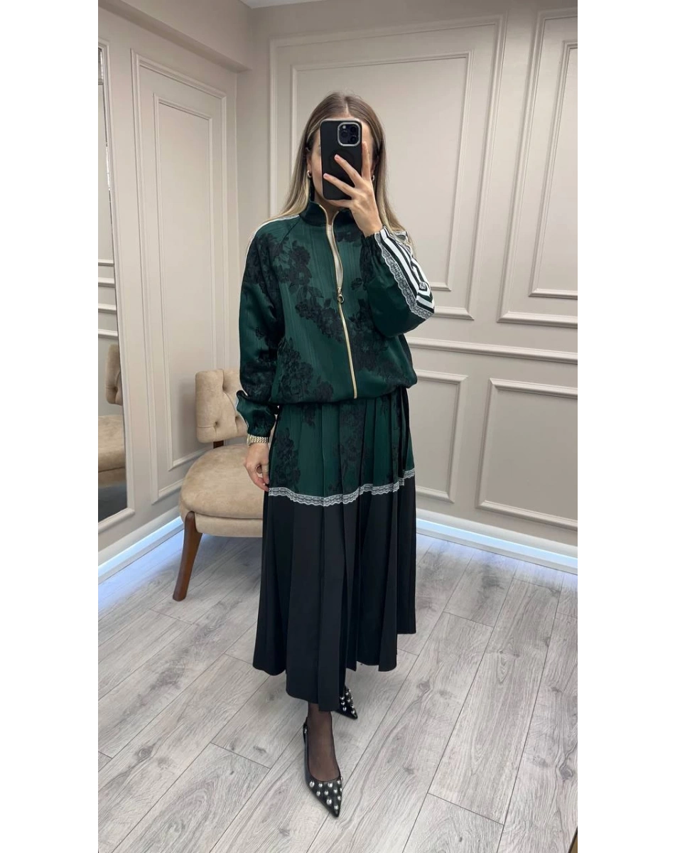 Ghisa 26KGSTKM3248 Yeşil Etekli Takım