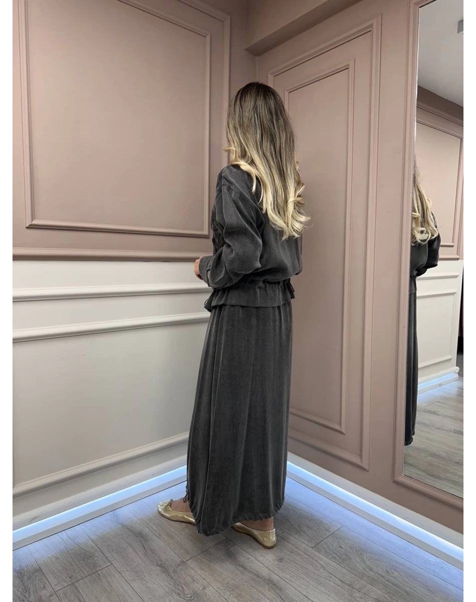 Ghisa 26KGSTKM4046 Kahve Etekli Takım