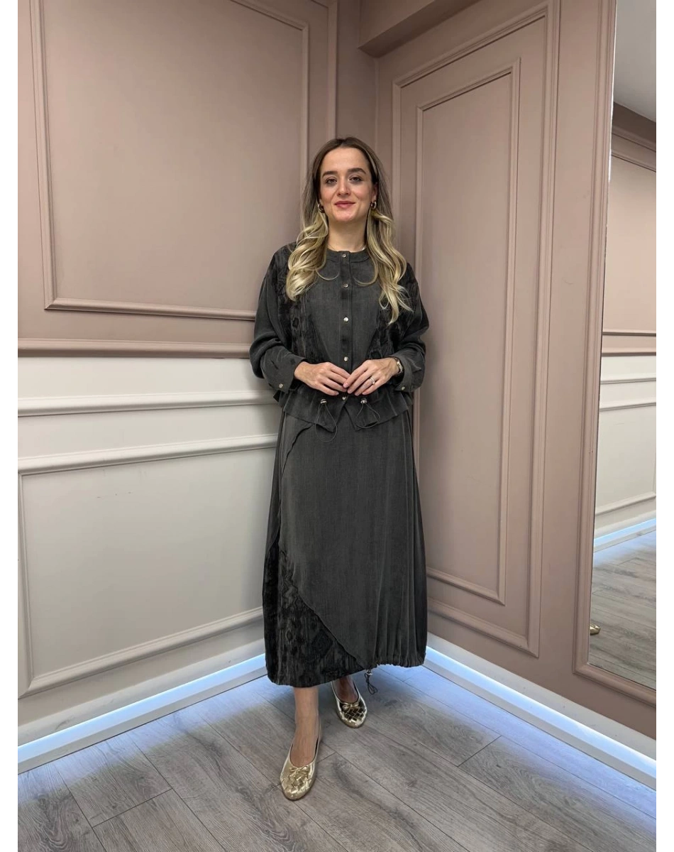 Ghisa 26KGSTKM4046 Kahve Etekli Takım