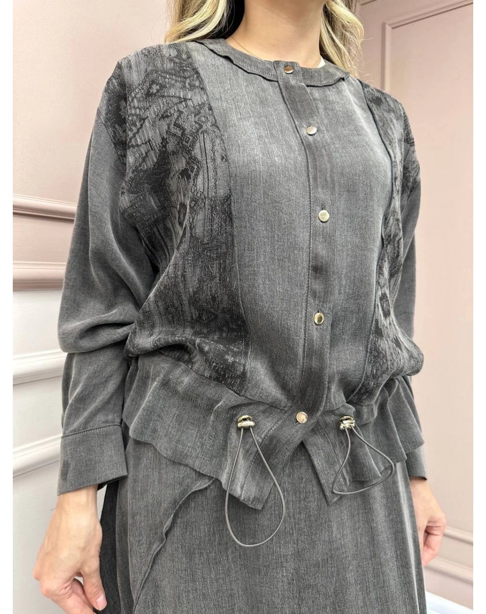 Ghisa 26KGSTKM4046 Kahve Etekli Takım