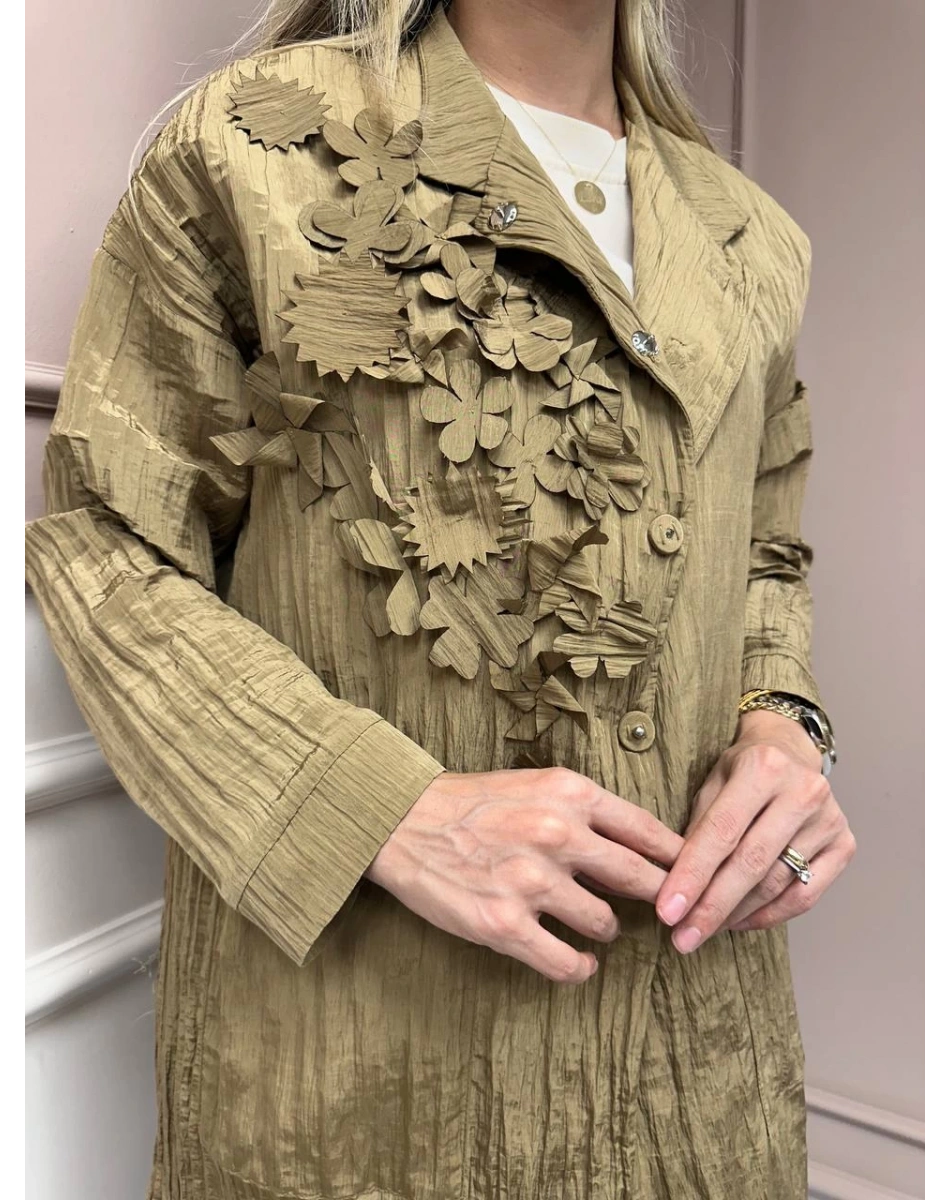 Ghisa 26KGSTKM4064 Haki Yaka Detaylı Takım