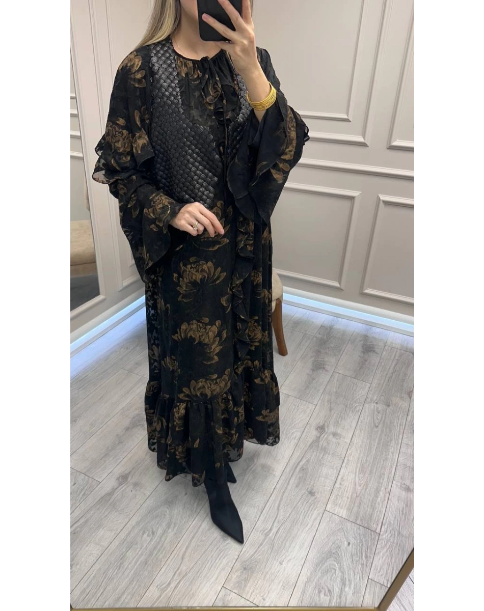 Ghisa 26KGSTKM4124 Gold Yelekli Elbise